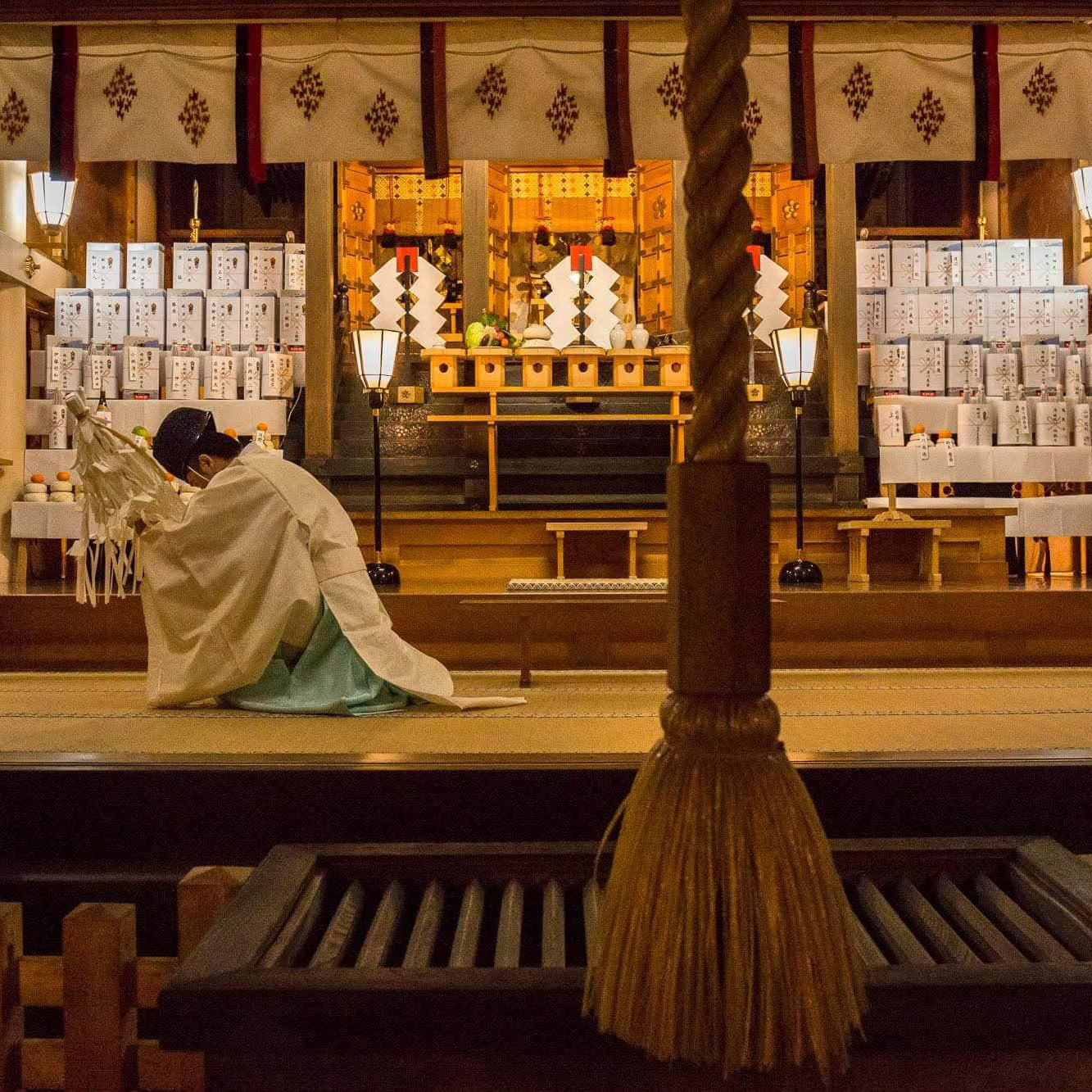 新年の神祭りの様子