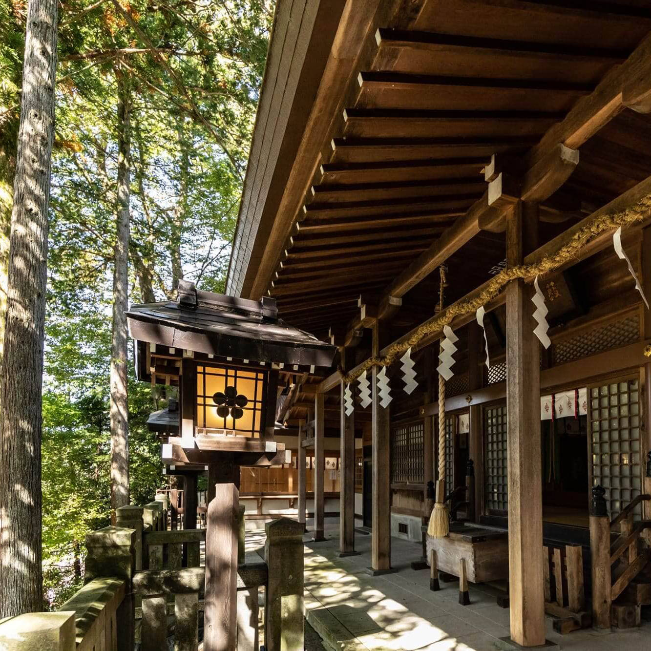 藪原神社の拝殿